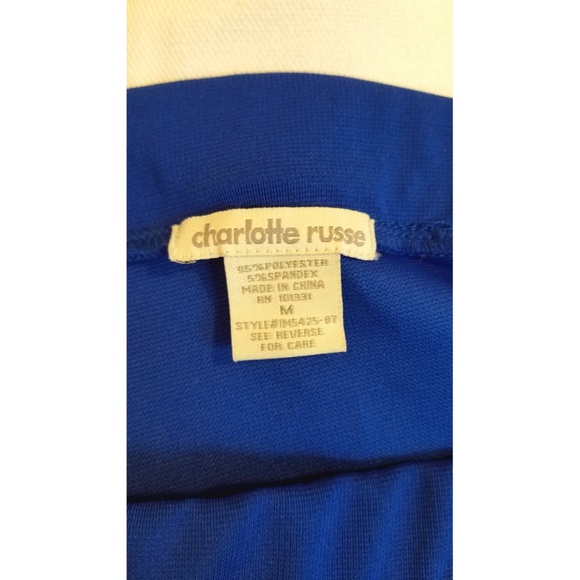 Cobalt Blue, Strapless Tube Dress - Picture 4 of 4